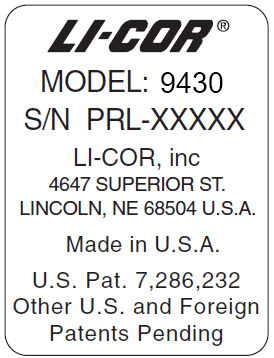 Pearl Trilogy serial number label