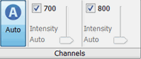 Image Studio auto-selected channels