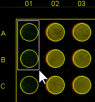 Image Studio click and drag to select multiple wells