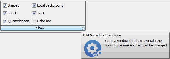 Image Studio edit view preferences tooltip