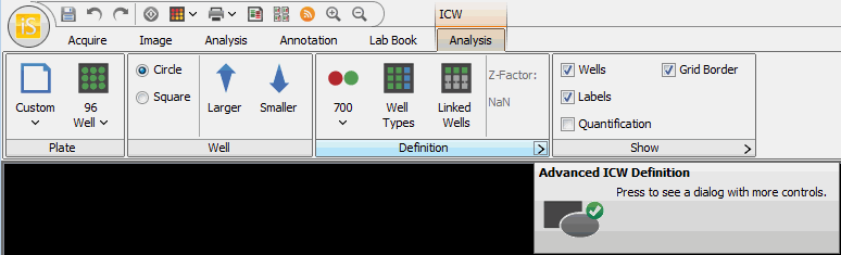 Image Studio In-Cell Western analysis advanced definition tooltip