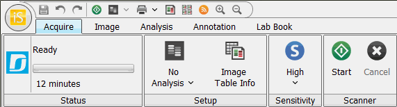 C-DiGit Acquire tab