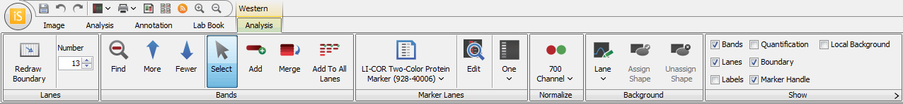 Western Analysis tab