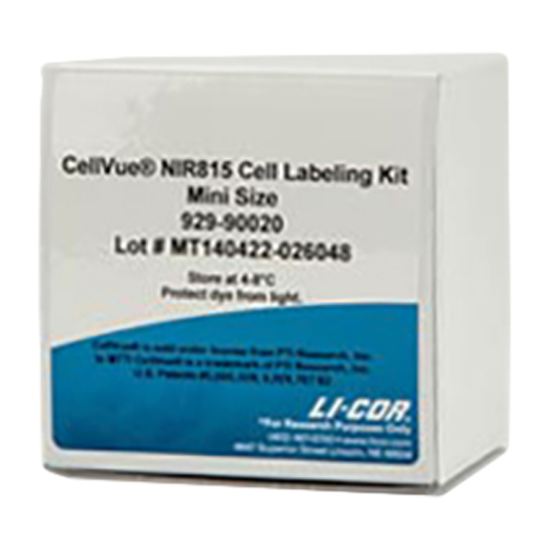CellVue NIR815 Fluorescent Cell Labeling Kit from LI-COR.