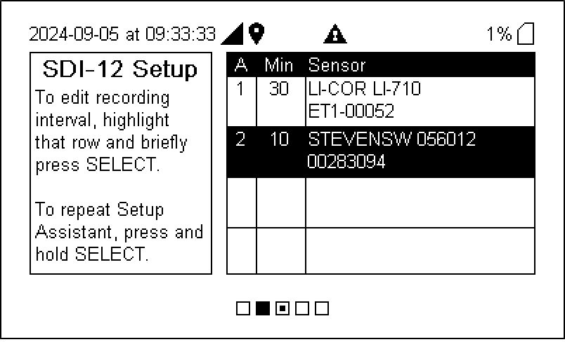 After connecting the next sensor, you can add more.